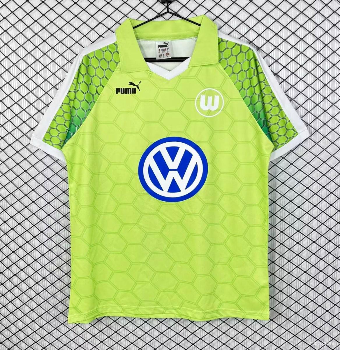 Camiseta de fútbol Wolfsburg 1997/98 LOCAL MANGA CORTA VERSION FAN